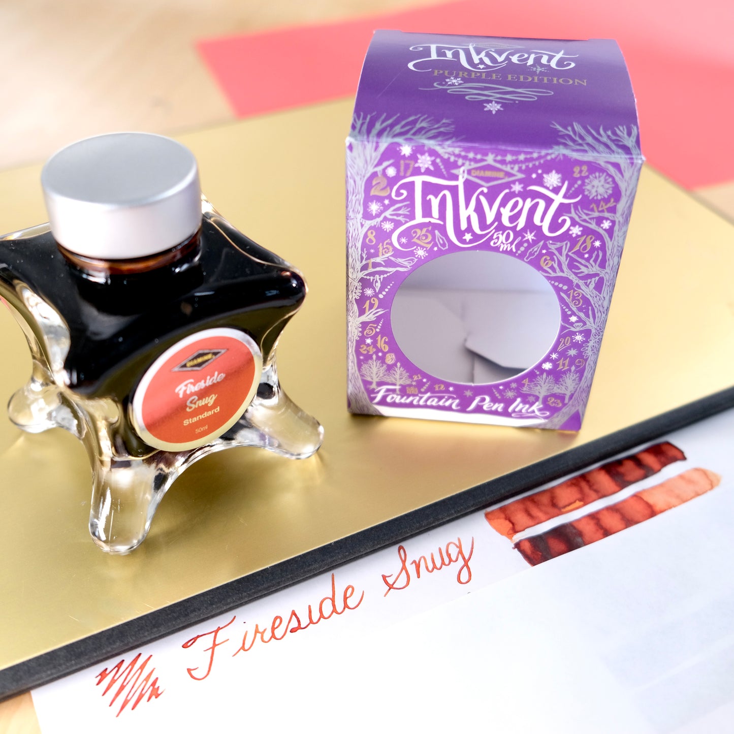 Diamine Ink-vent Purple Edition 2023 Fountain Pen Ink - Fireside Snug
