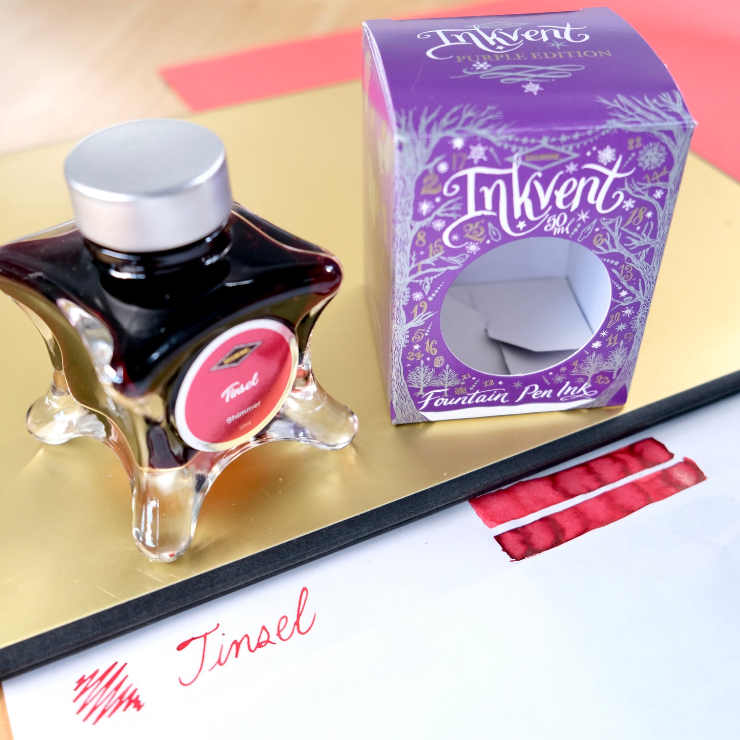Diamine Ink-vent Purple Edition 2023 Fountain Pen Ink - Tinsel