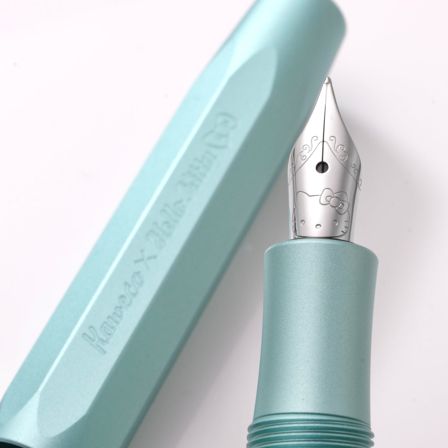 Kaweco Sport Hello Kitty Fountain Pen - Opal Silver (2023 Limited Edition)