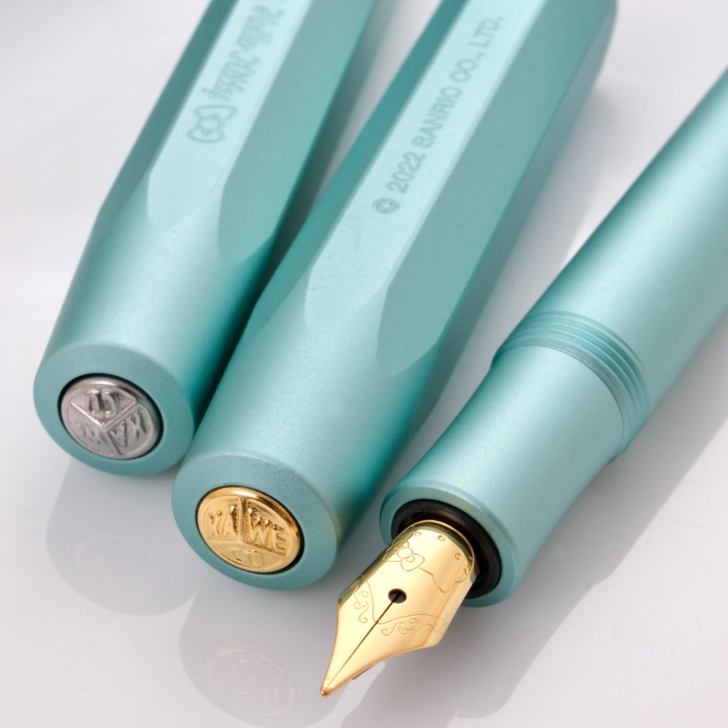 Kaweco Sport Hello Kitty Fountain Pen - Opal Silver (2023 Limited Edition)