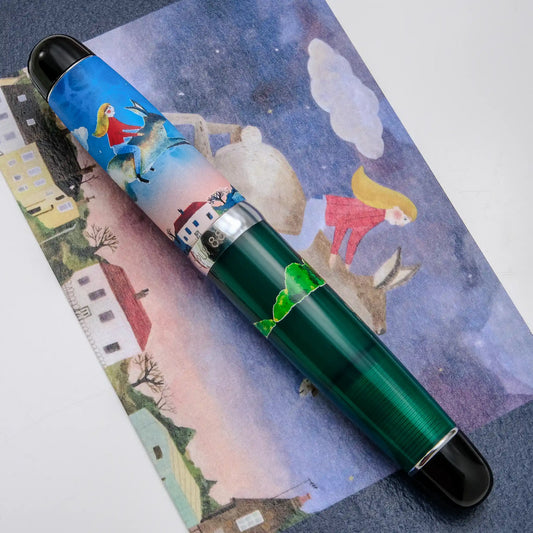 Opus 88 x Soupy Tang "Flying Rabbit" Mini Pocket Fountain Pen