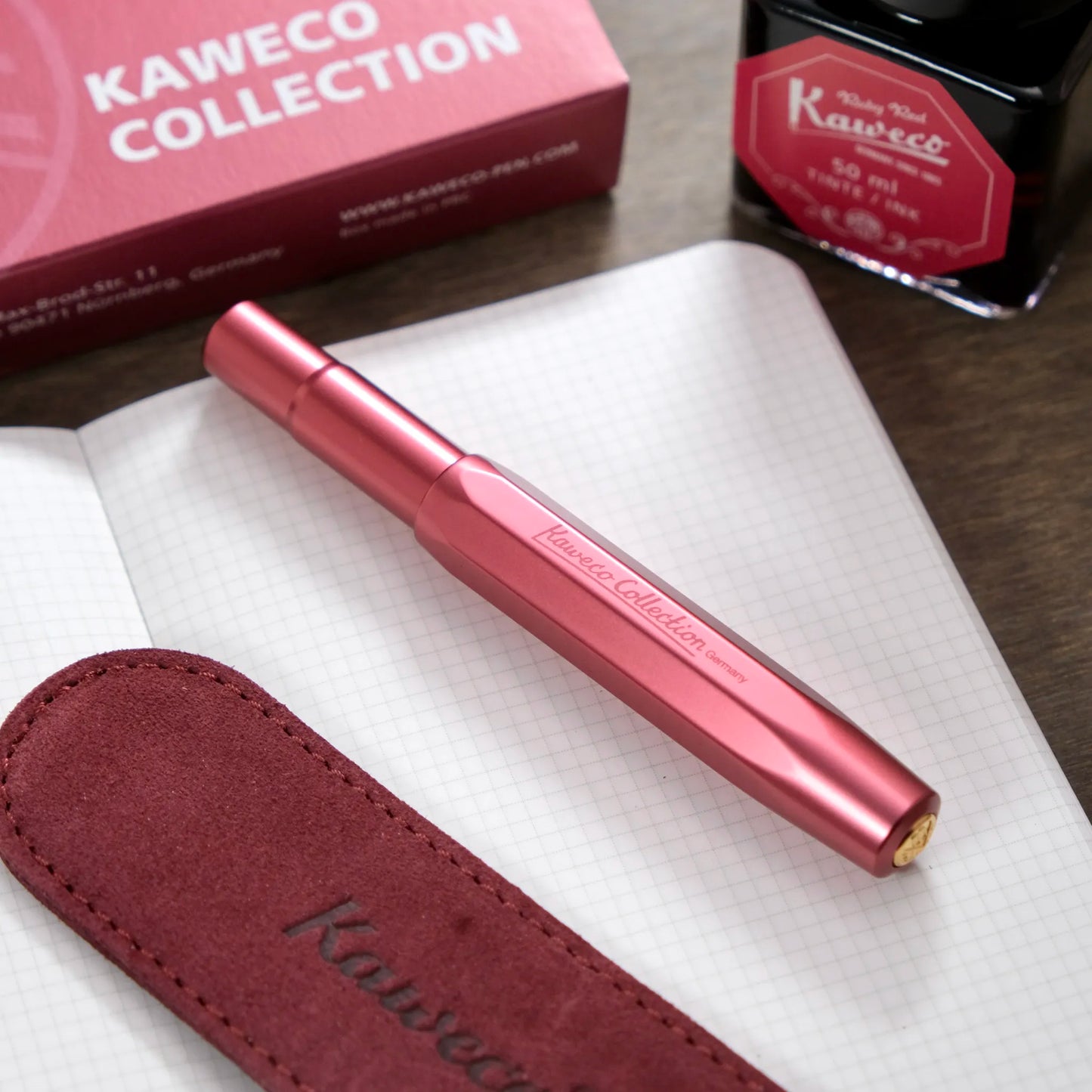 Kaweco AL Sport Fountain Pen - Red Ruby (Special Edition)