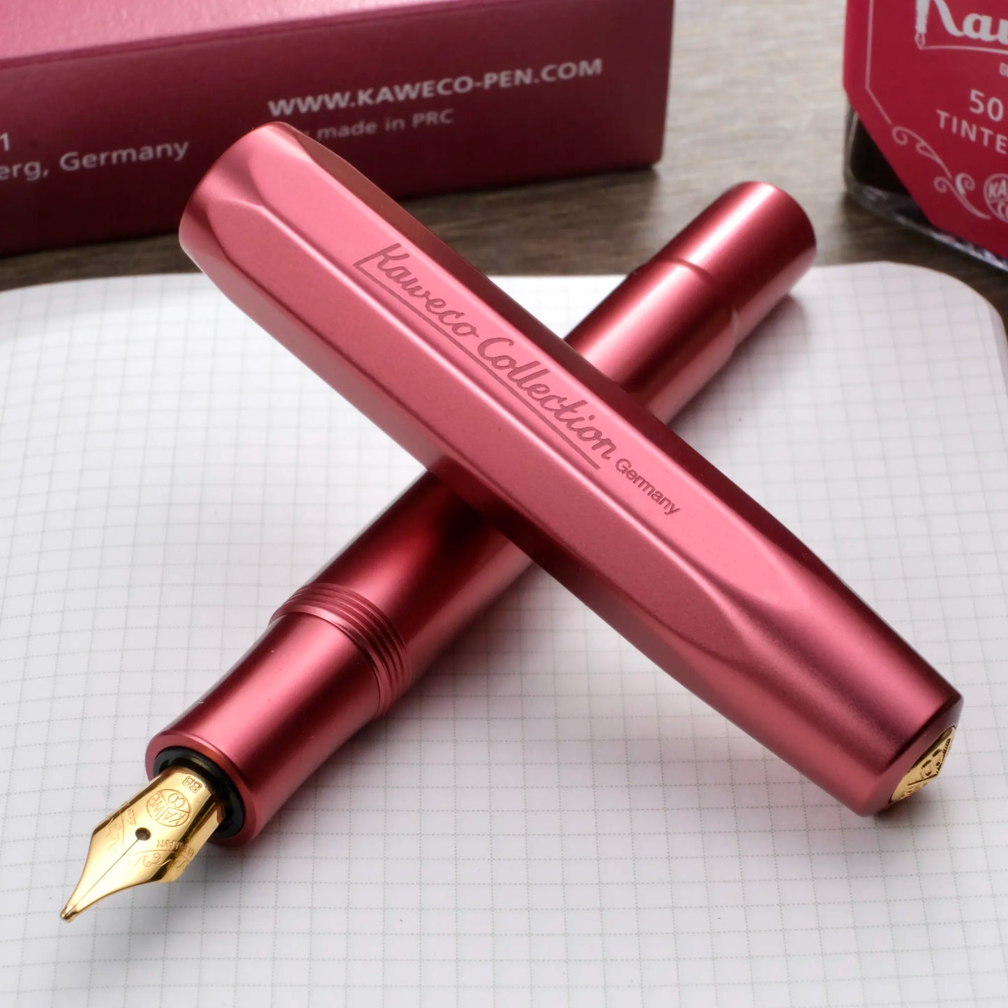 Kaweco AL Sport Fountain Pen - Red Ruby (Special Edition)