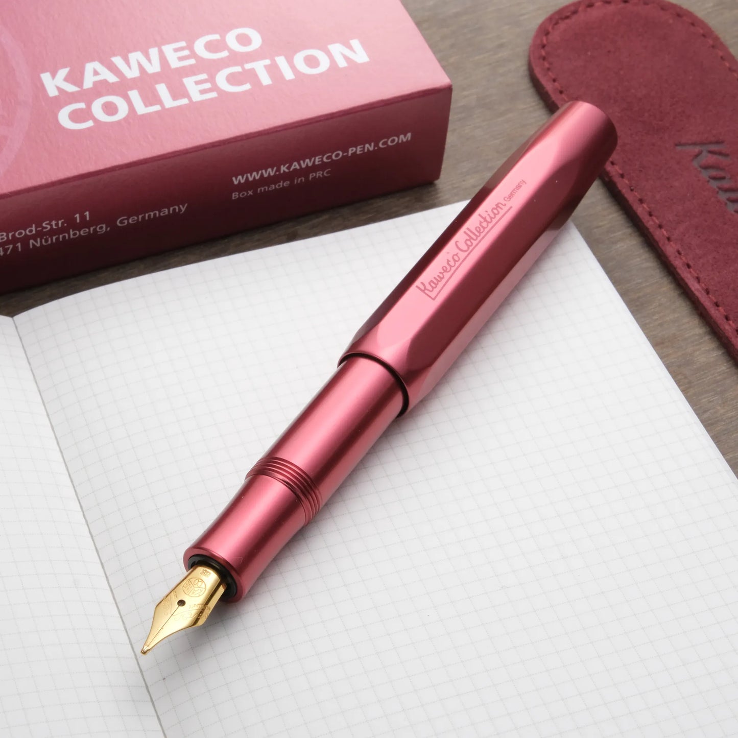 Kaweco AL Sport Fountain Pen - Red Ruby (Special Edition)