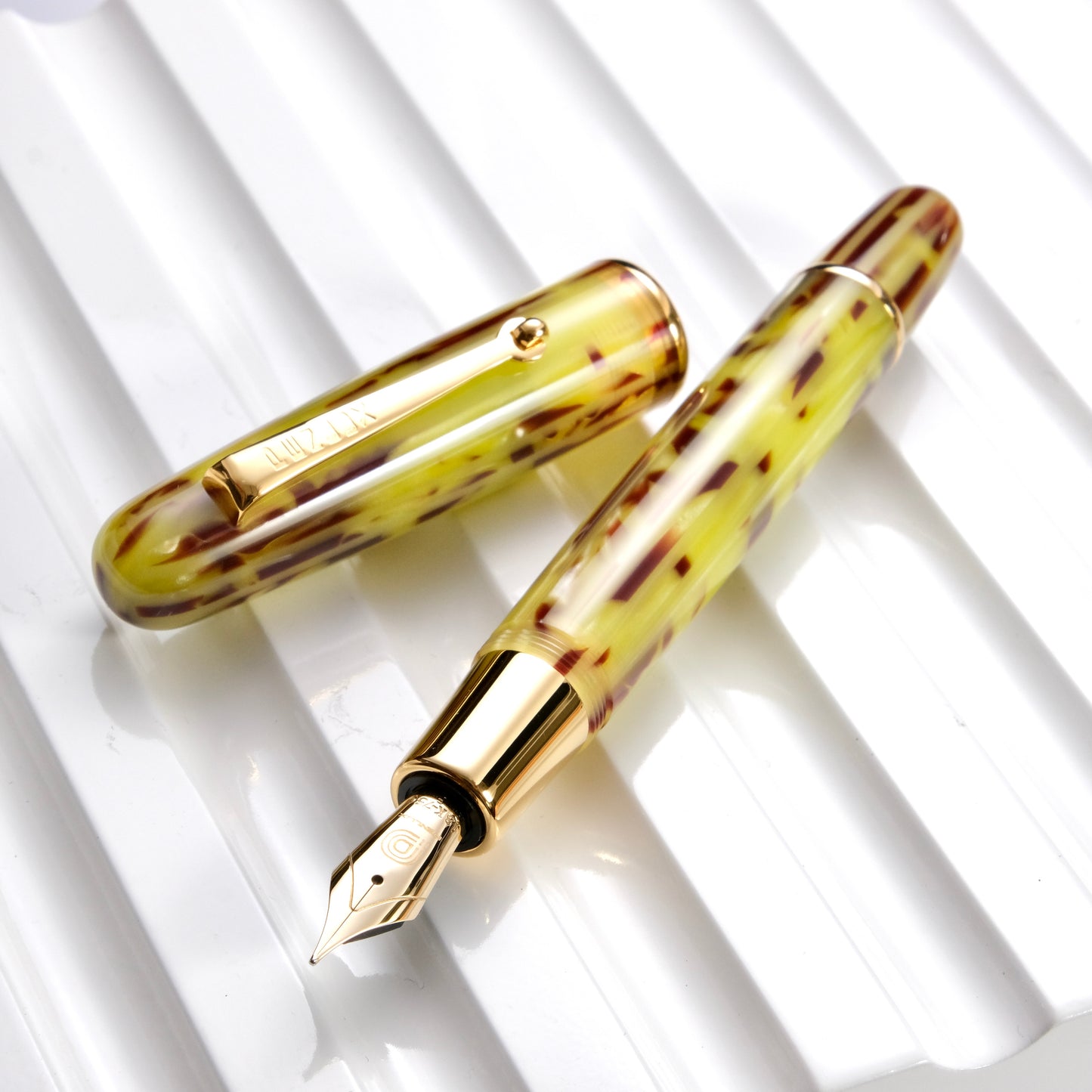 Penlux Elite Piston Filler Fountain Pen - Emperor
