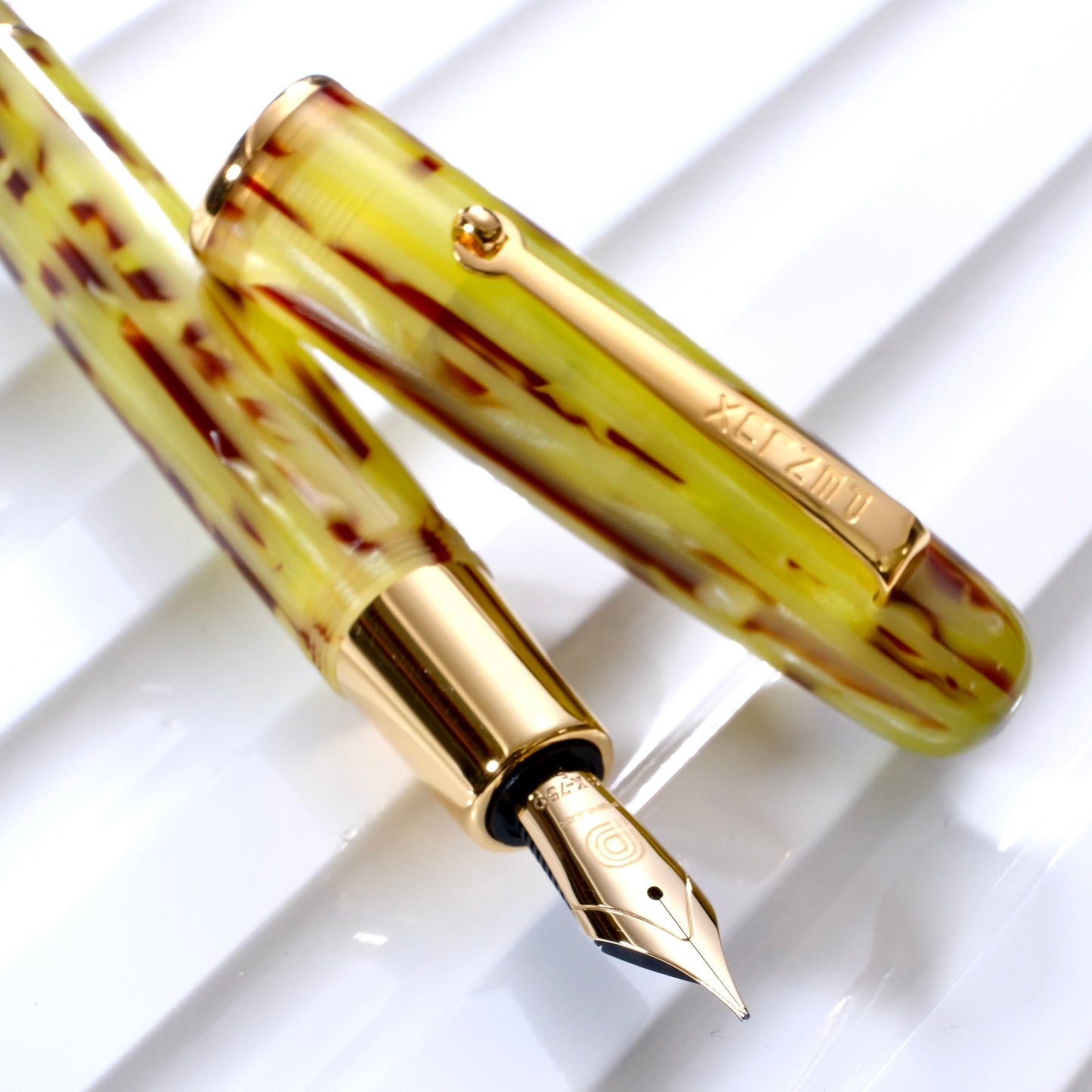 Penlux Elite Piston Filler Fountain Pen - Emperor