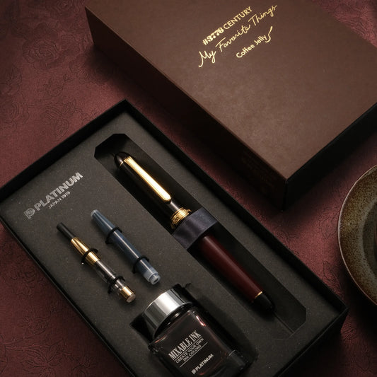 Platinum #3776 Century Fountain Pen – Coffee Jelly (Limited Edition)