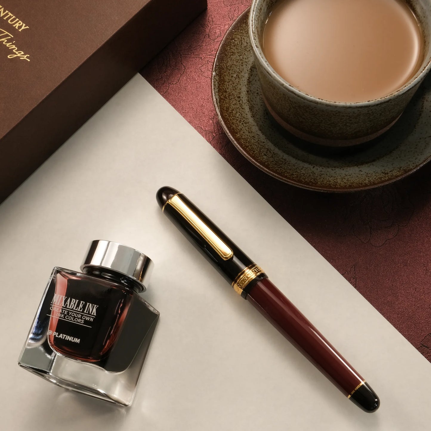 Platinum #3776 Century Fountain Pen – Coffee Jelly (Limited Edition)