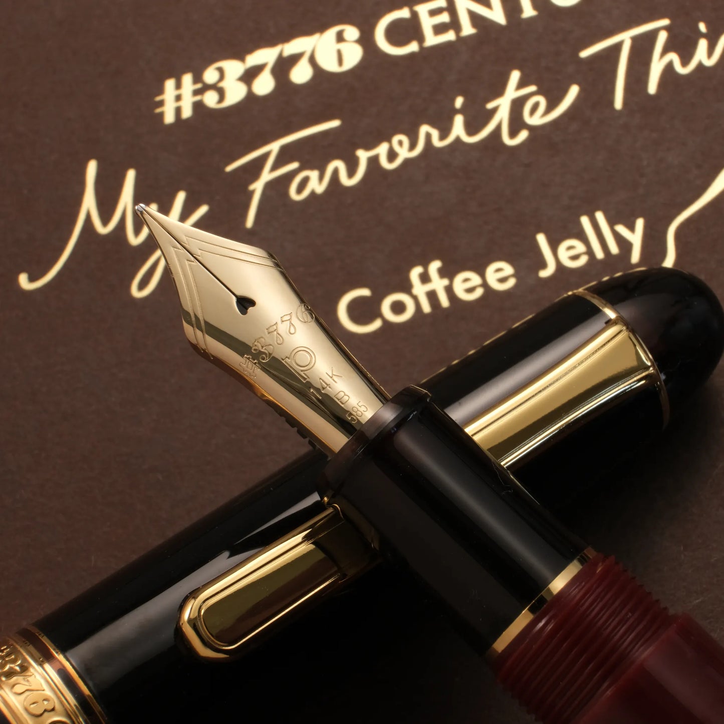 Platinum #3776 Century Fountain Pen – Coffee Jelly (Limited Edition)