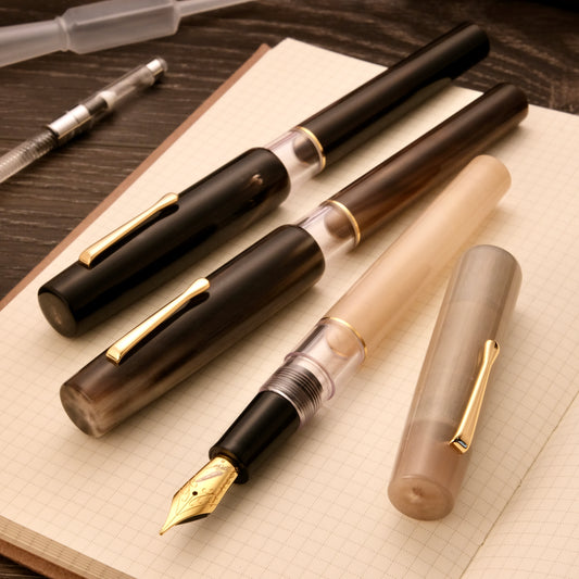 Fine Writing Int. Fenestro Fountain Pen - Buffalo Horn