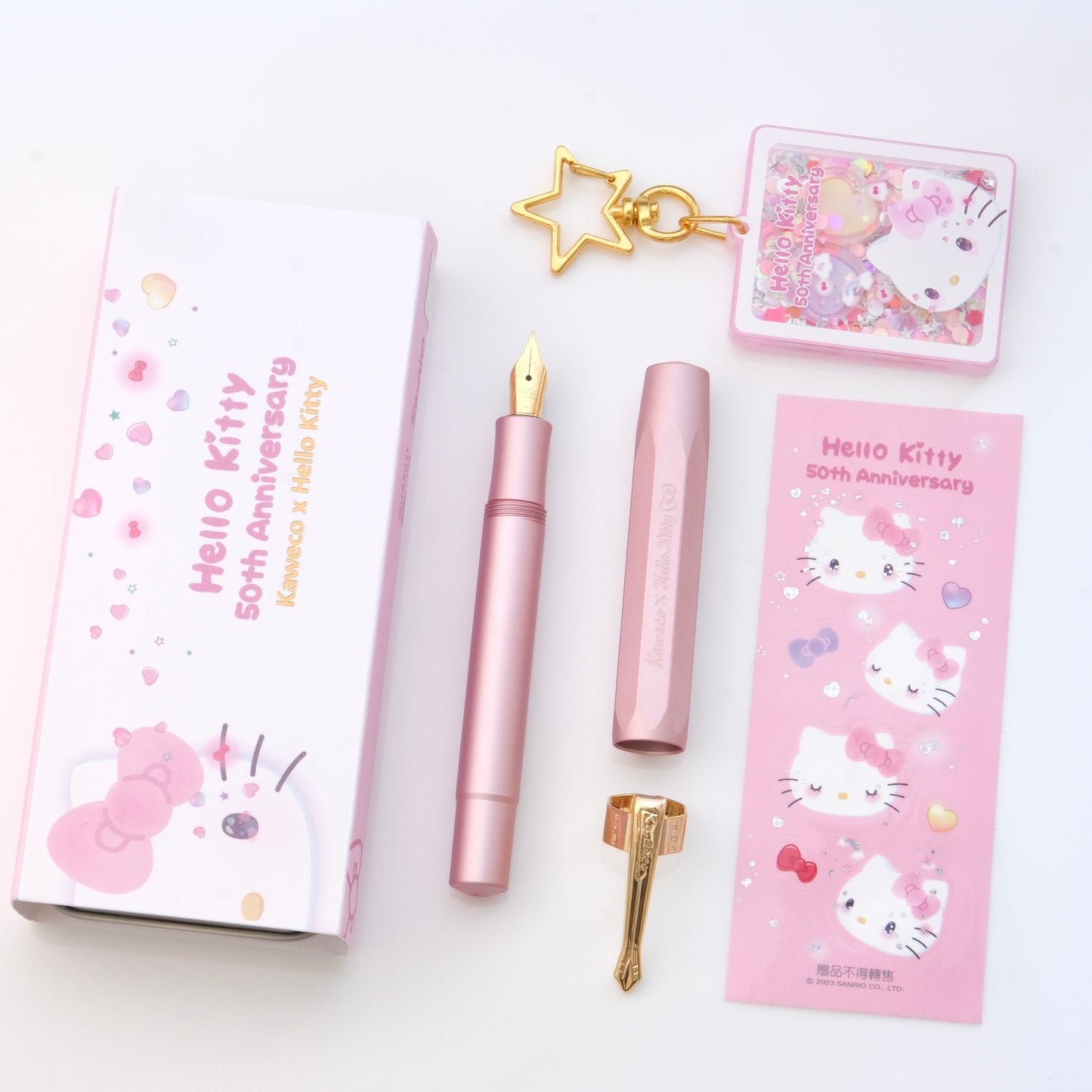 Kaweco AL Sport Hello Kitty Fountain Pen - Pink (2024 Limited Edition)
