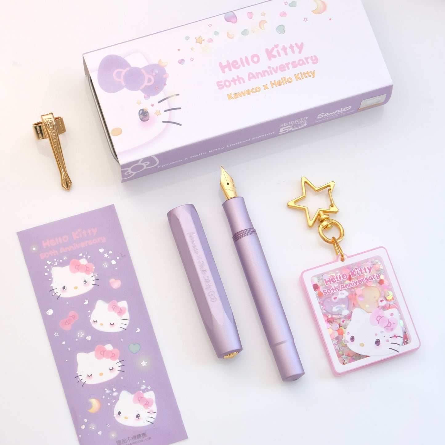 Kaweco AL Sport Hello Kitty Fountain Pen - Lilac (2024 Limited Edition)