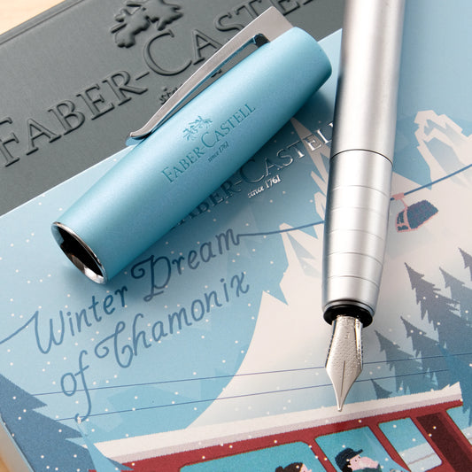 Faber-Castell Loom Fountain Pen Gift Set - Ocean Blue