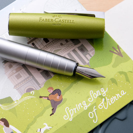 Faber-Castell Loom Fountain Pen Gift Set - Grass Green