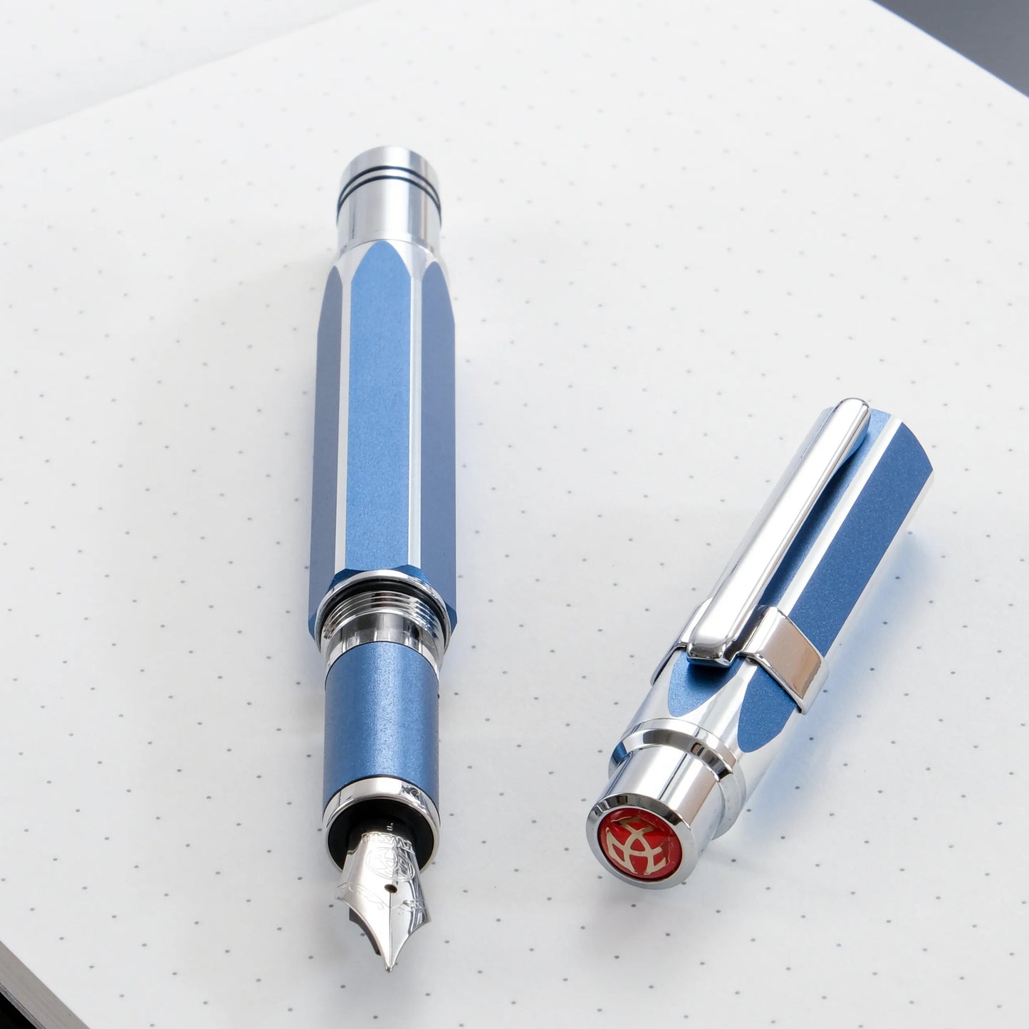 TWSBI Precision Piston Fountain Pen - Gemini Blue