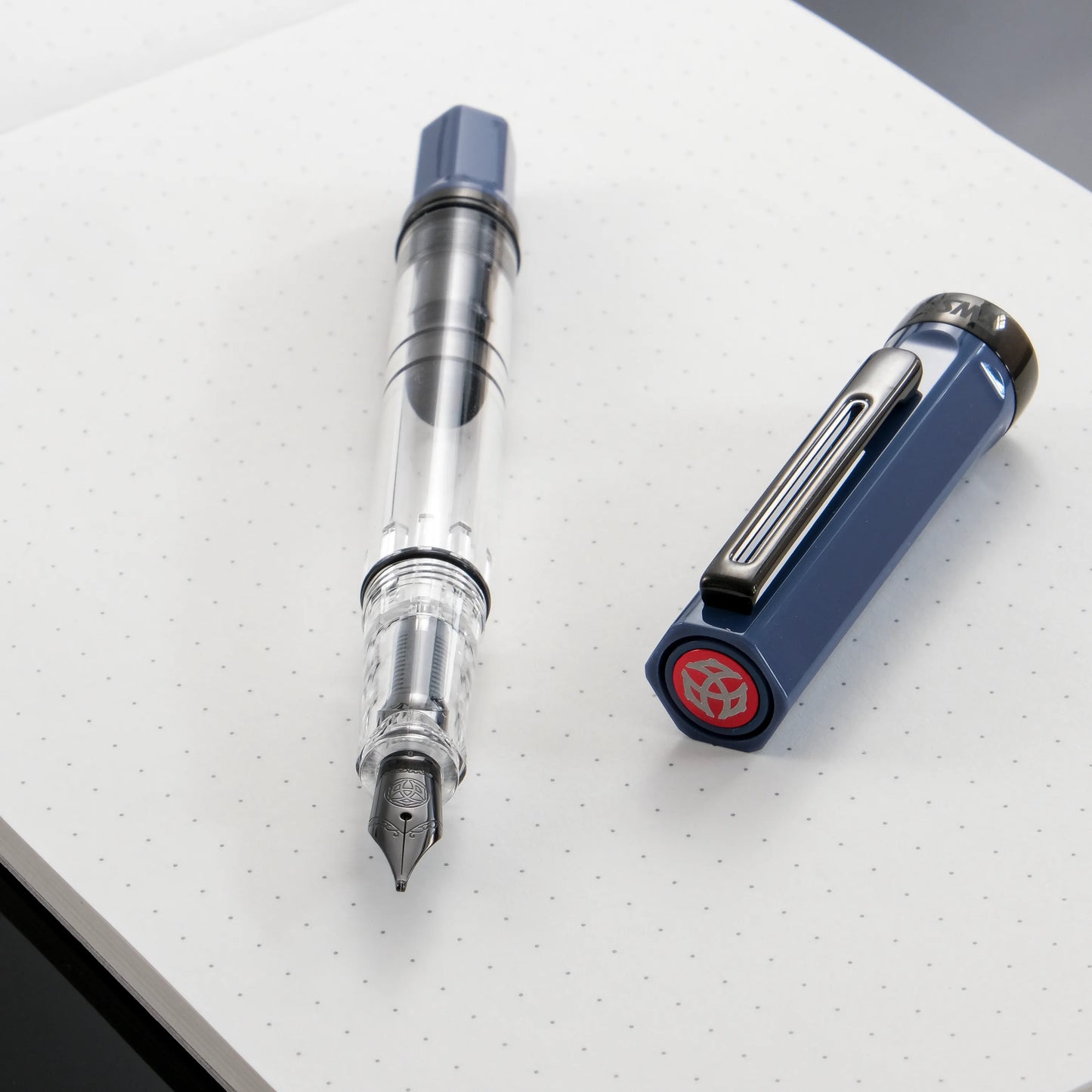 TWSBI ECO Fountain Pen - Slate Blue with Onyx