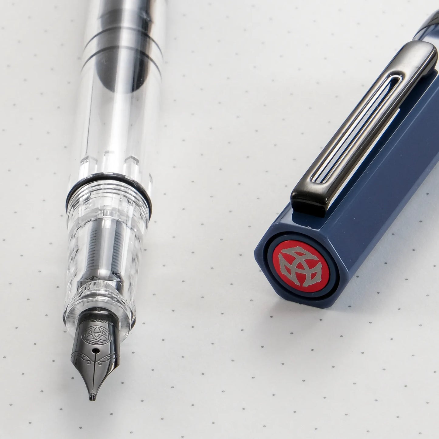 TWSBI ECO Fountain Pen - Slate Blue with Onyx