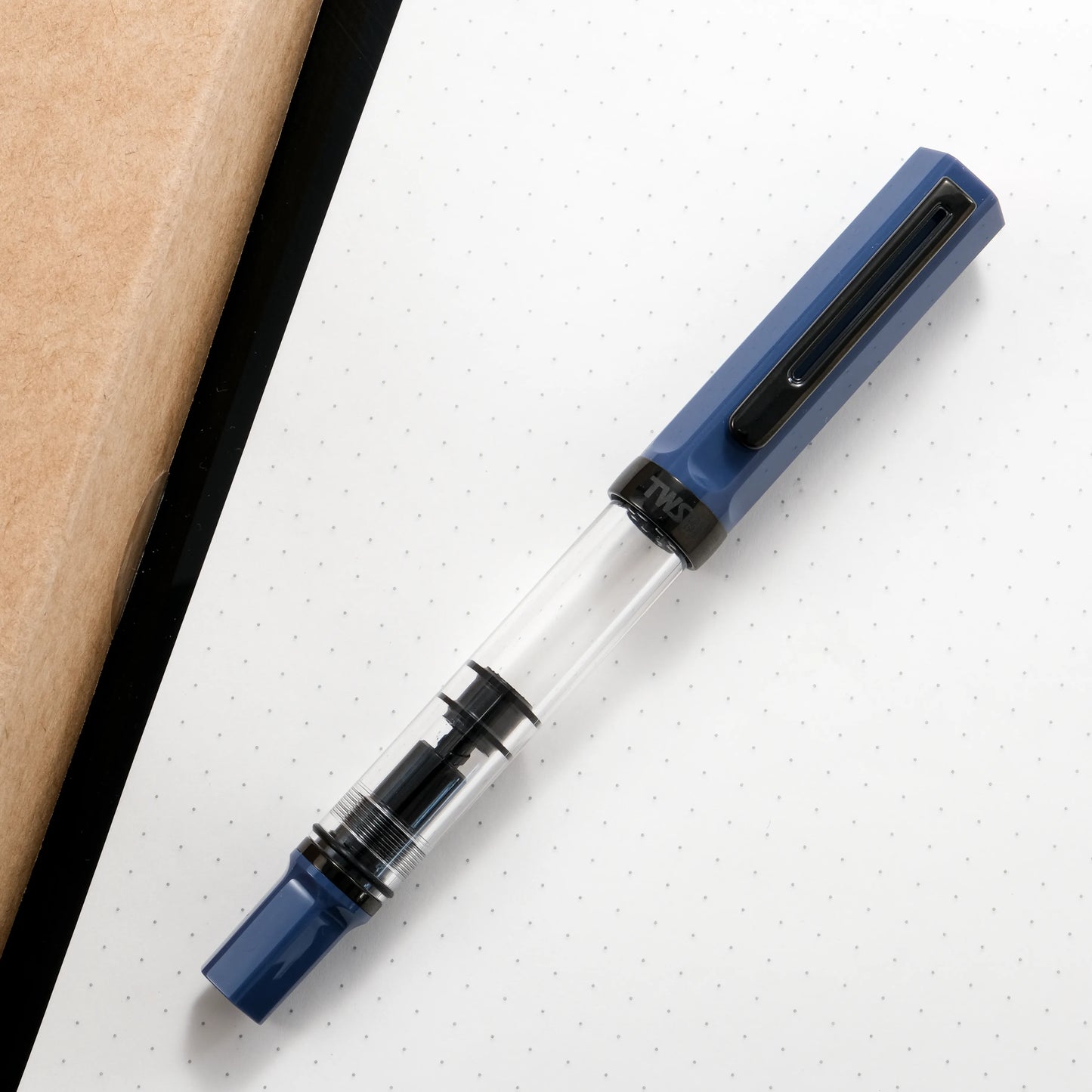 TWSBI ECO Fountain Pen - Slate Blue with Onyx