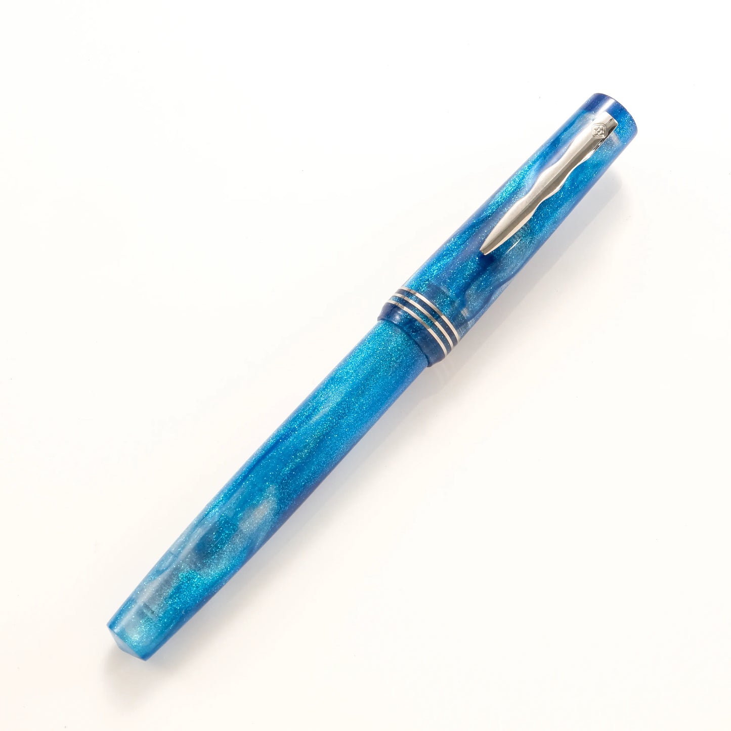 Cypress Urban Speedster Flash Gold Fountain Pen - Blue