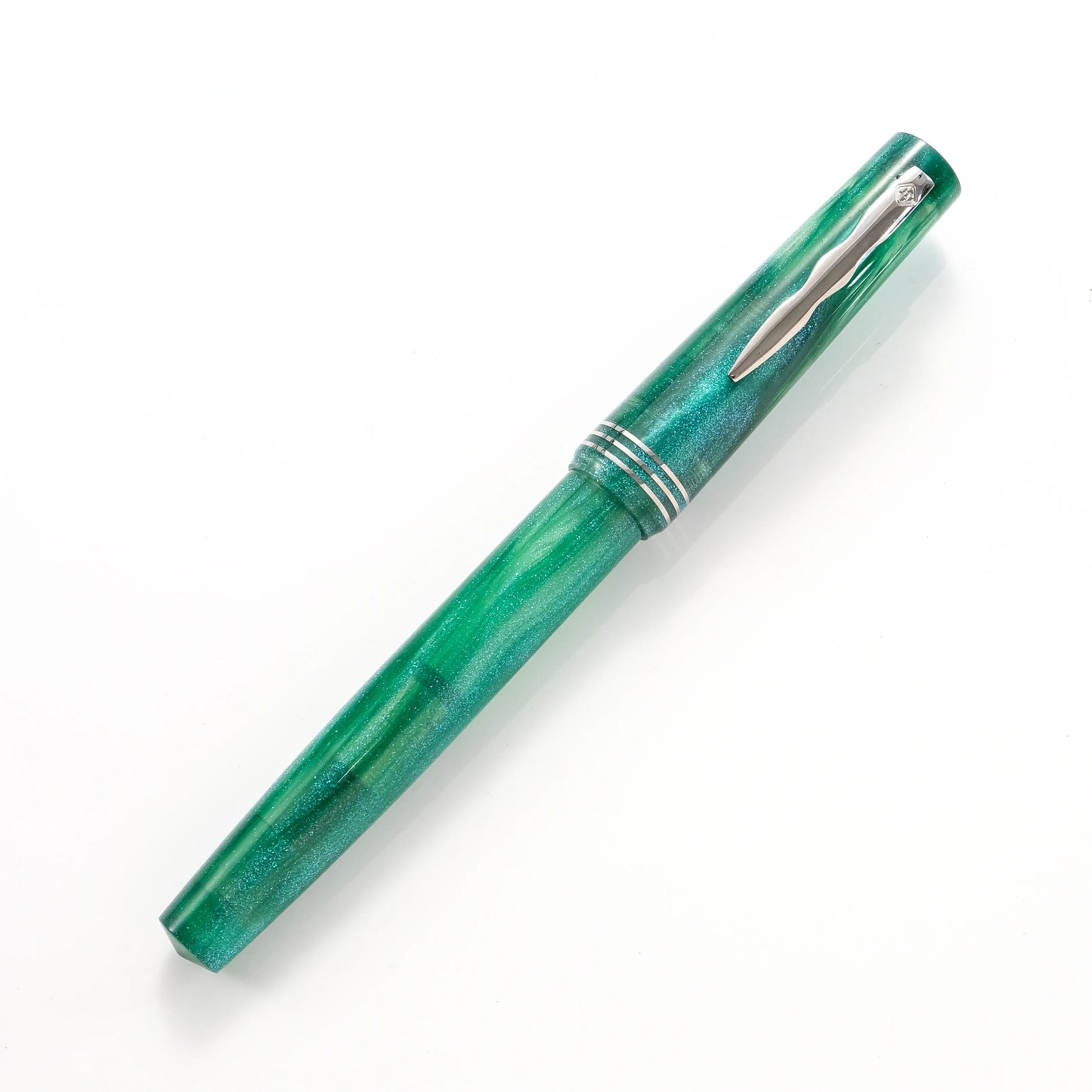 Cypress Urban Speedster Flash Gold Fountain Pen - Green