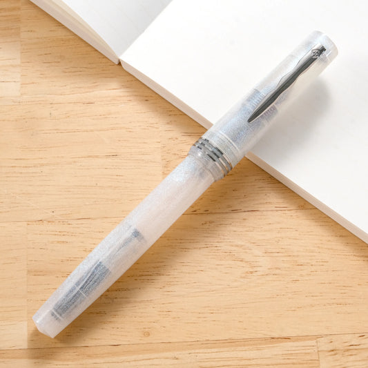 Cypress Urban Speedster Flash Gold Fountain Pen - White