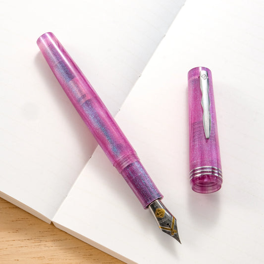Cypress Urban Speedster Flash Gold Fountain Pen - Violet