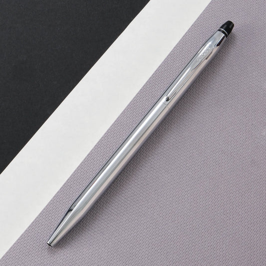 Cross Click Ballpoint Pen - Lustrous Chrome