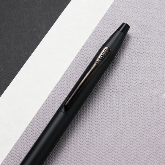 Cross Century II Ballpoint Pen - Black Micro Knurl with Matt PVD
