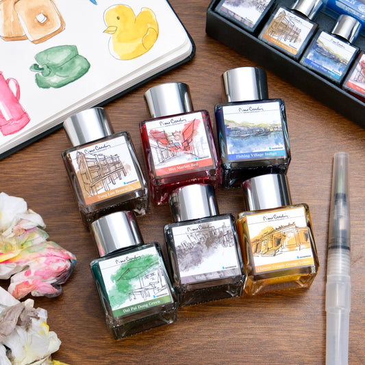 Pierre Cardin City Fantasy Street Inkasy Waterproof Ink - Fishing Village Indigo