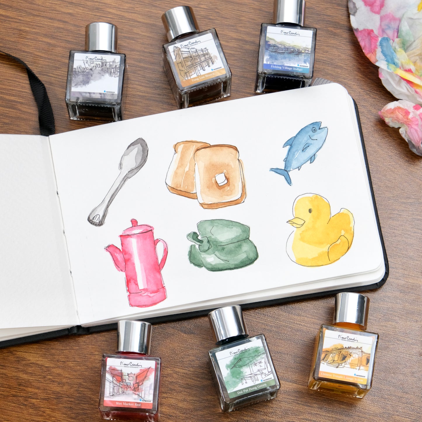 Pierre Cardin City Fantasy Street Inkasy Waterproof Ink - Dai Pai Dong Green