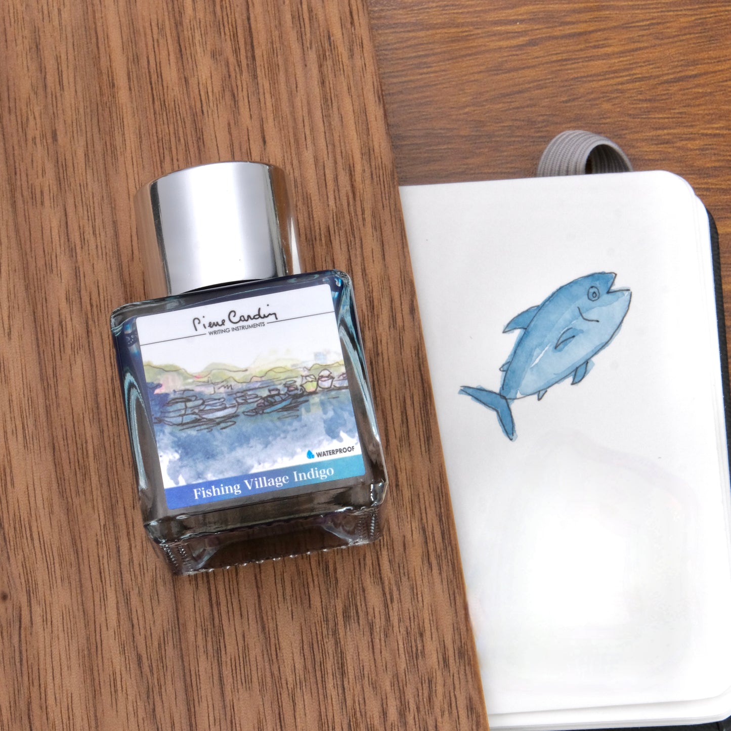 Pierre Cardin City Fantasy Street Inkasy Waterproof Ink - Fishing Village Indigo