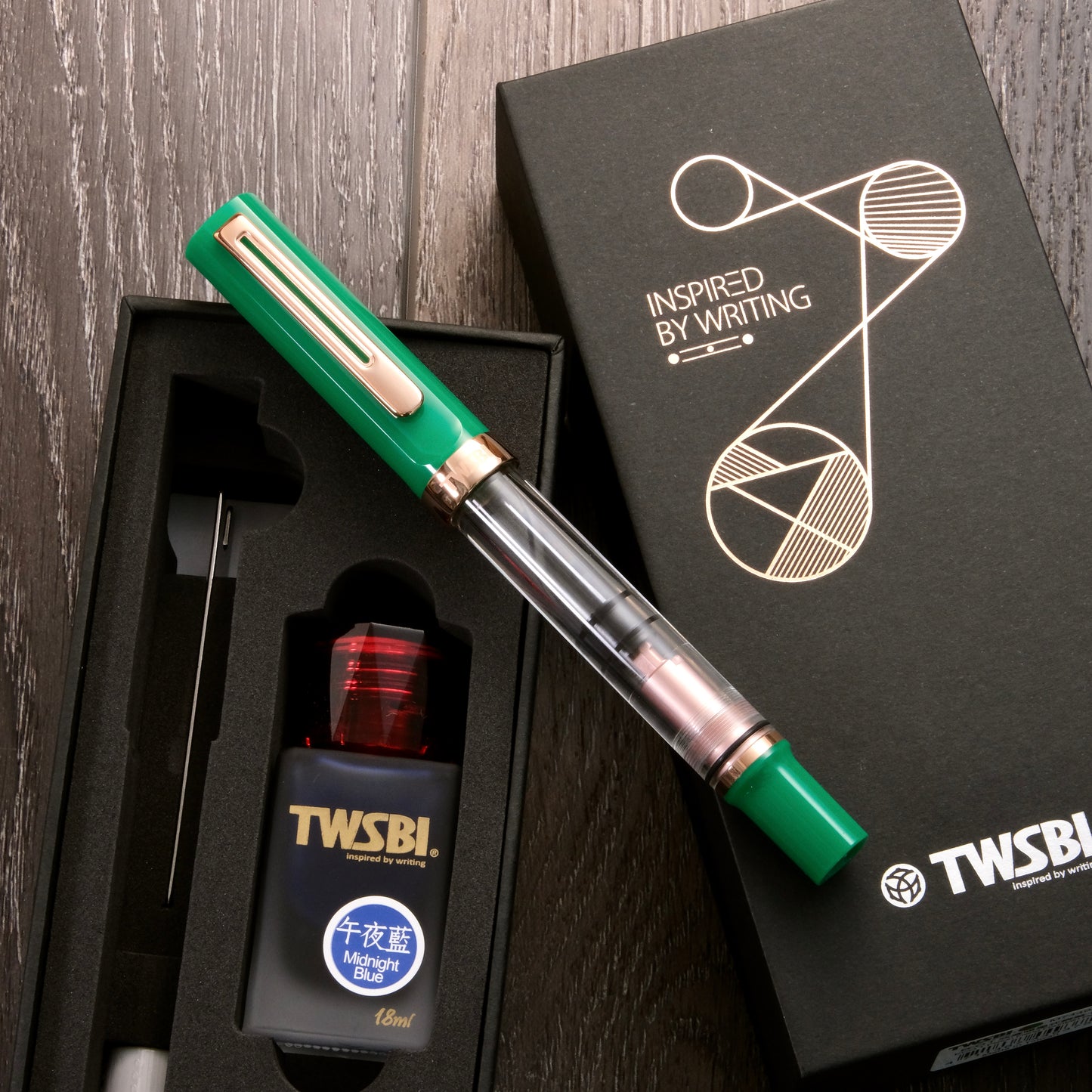 TWSBI ECO-T Fountain Pen Set - Royal Jade