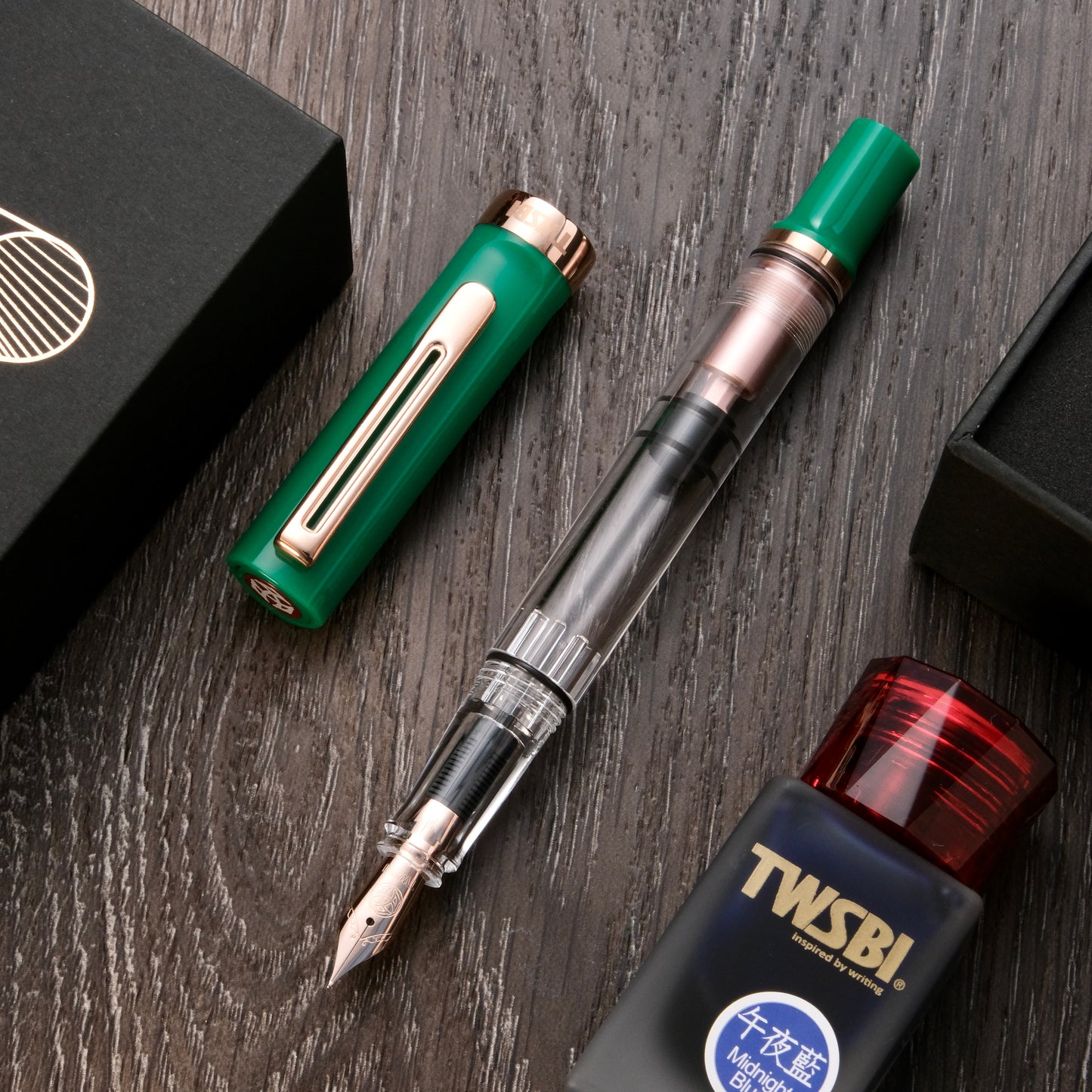 TWSBI ECO-T Fountain Pen Set - Royal Jade