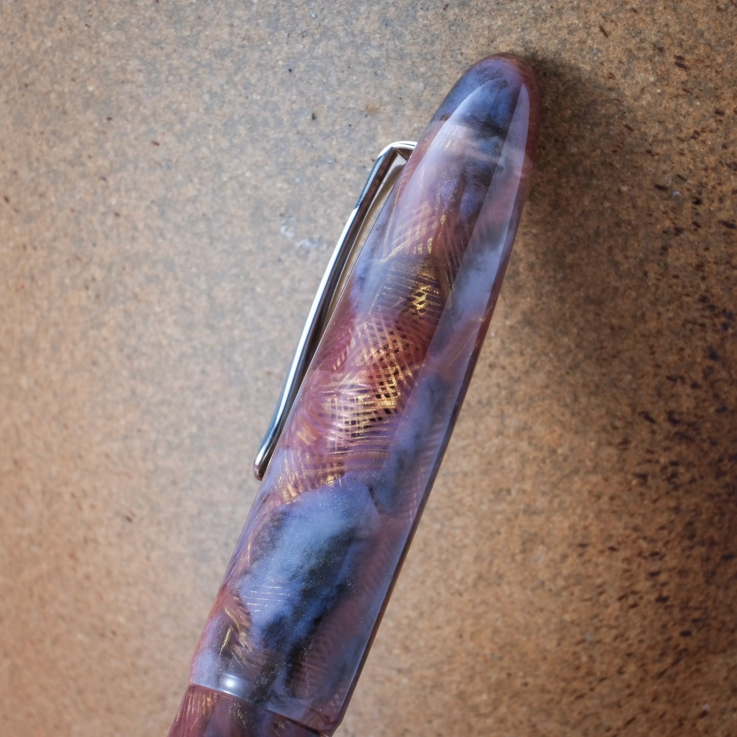 Cypress Colorful Fountain Pen - Krakatoa