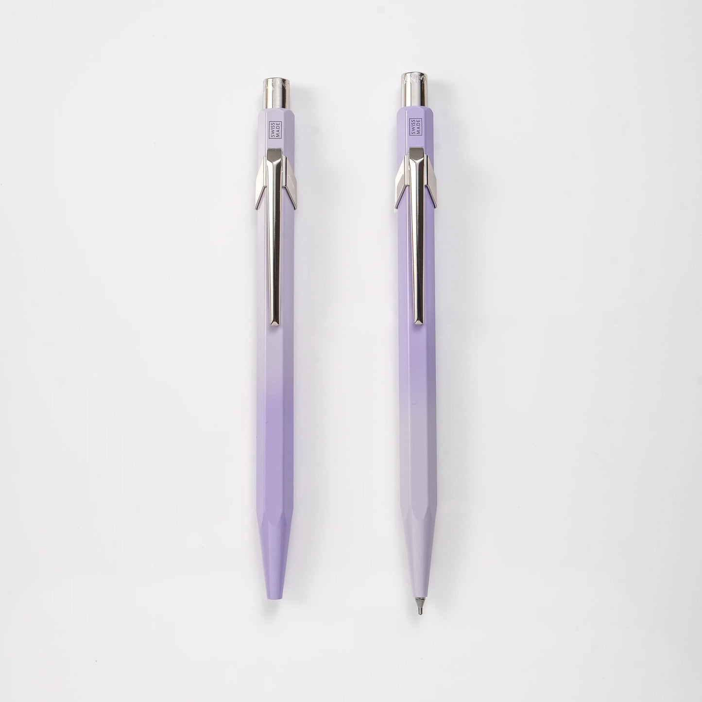Caran d'Ache 849+844 Ballpoint Pen and Mechanical Pencil Set - Blooming Lavender (Special Edition)