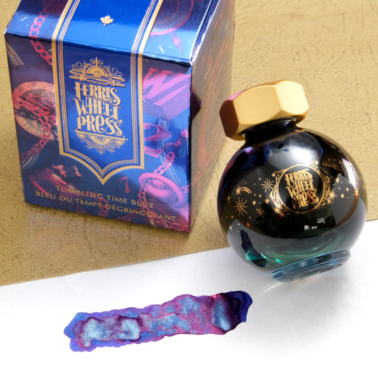 Ferris Wheel Press Ferritale Ink - Tumbling Time Blue