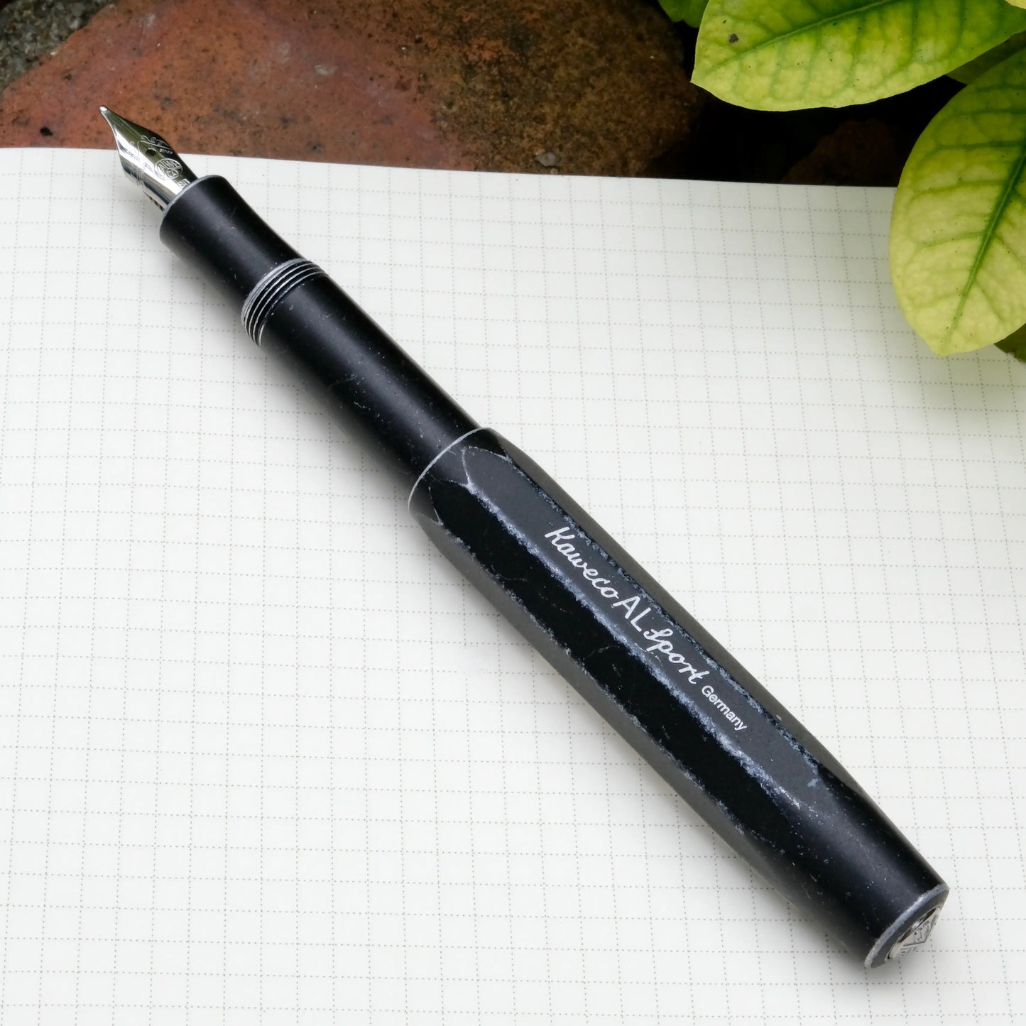 Kaweco AL Sport Fountain Pen - Stonewashed Black