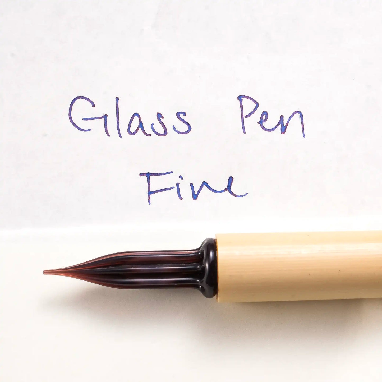 Sase Kogyosho 佐瀨工業所 Bamboo Glass Pen 3-Piece Set (Green)