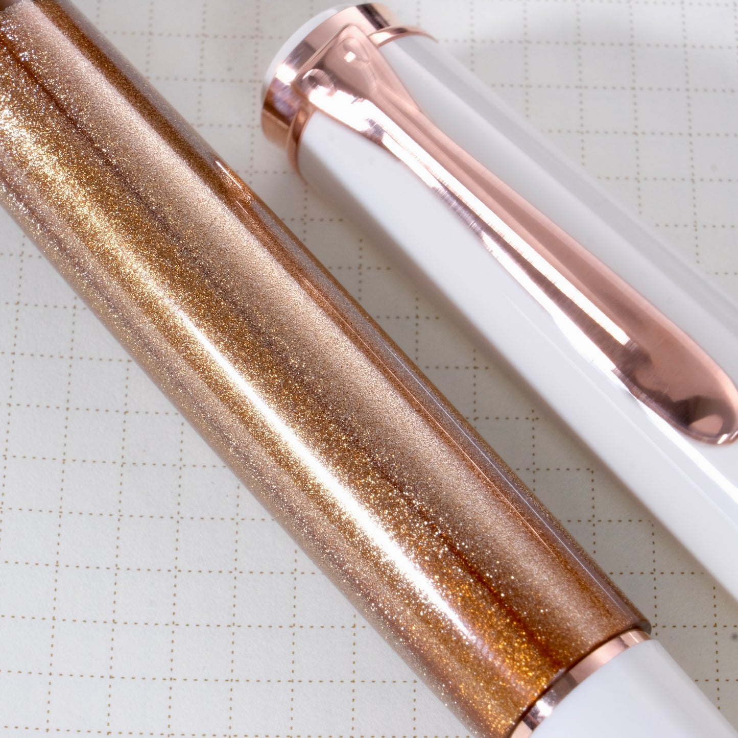 Pelikan M200 Fountain Pen - Copper Rose Gold (2024 Limited Edition)