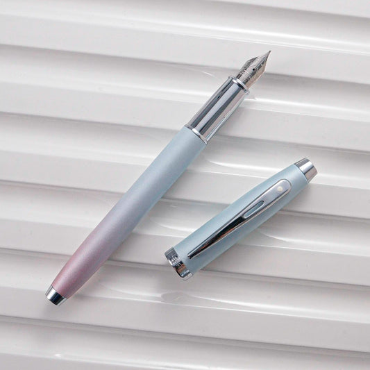 Sheaffer 100 Expressions Blue and Pink Pearlized Gradient Fountain Pen