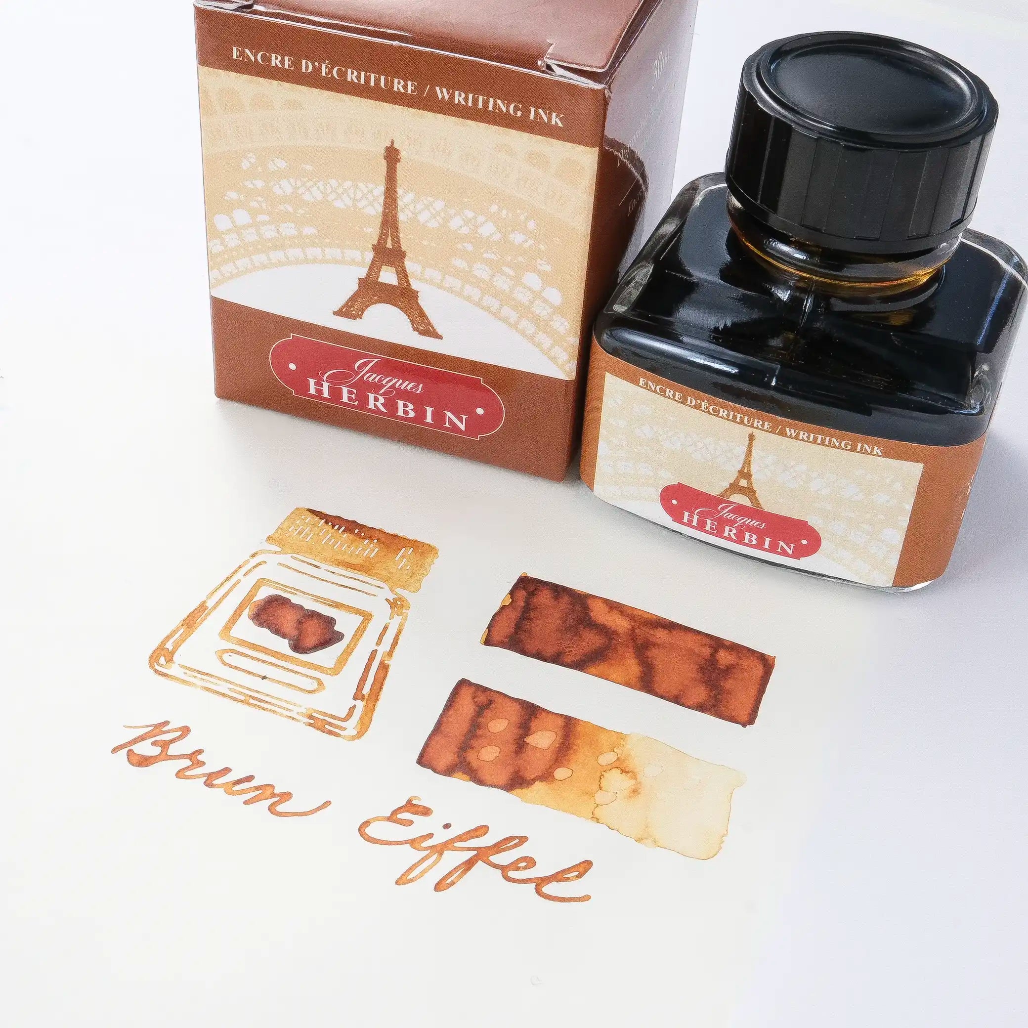 Jacques Herbin Paris Collection Ink Brun Eiffel – Muze Pens