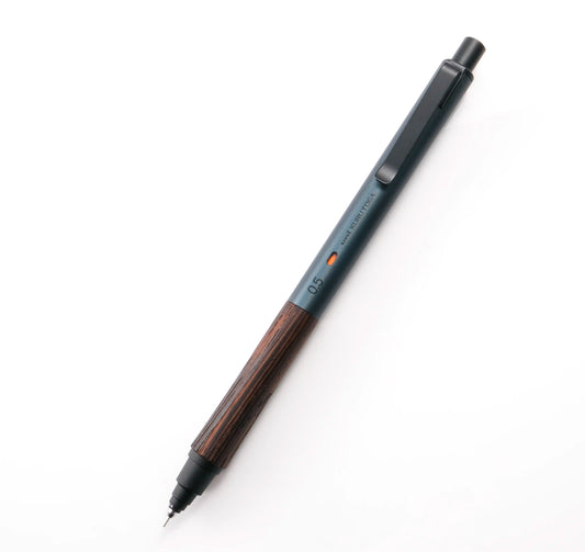 UNI Kurutoga Wood Mechanical Pencil - Steel Grey
