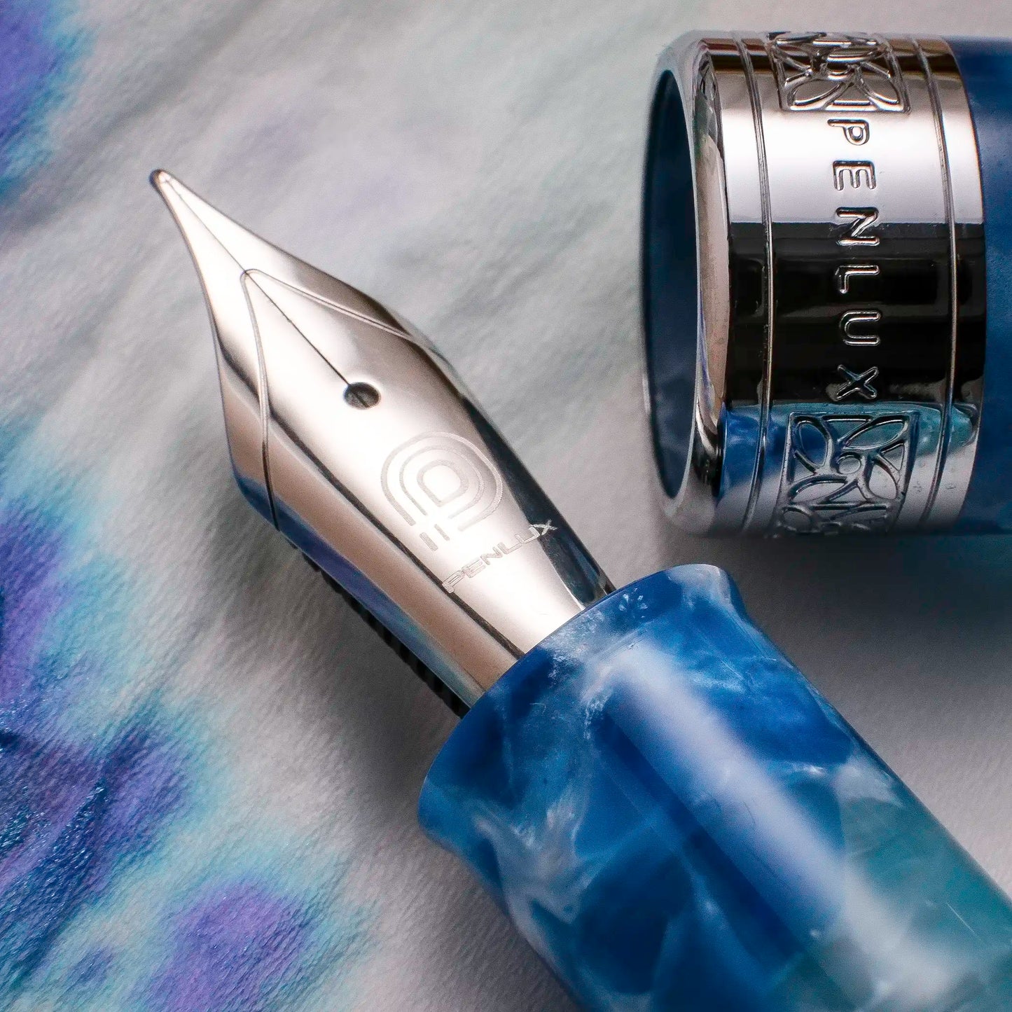 Penlux Masterpiece Grande Reserva Fountain Pen - Blue Tears