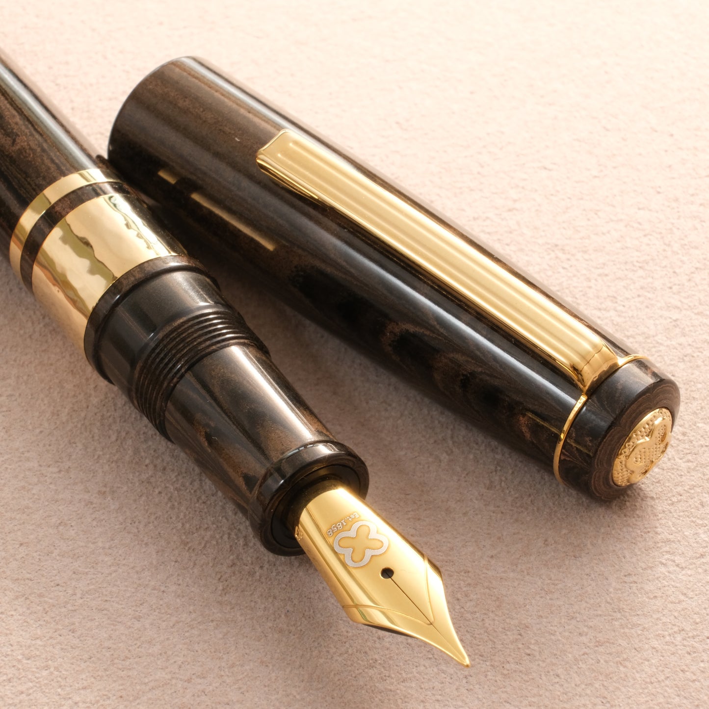Esterbrook Model J Ebonite Fountain Pen - Antique Rose