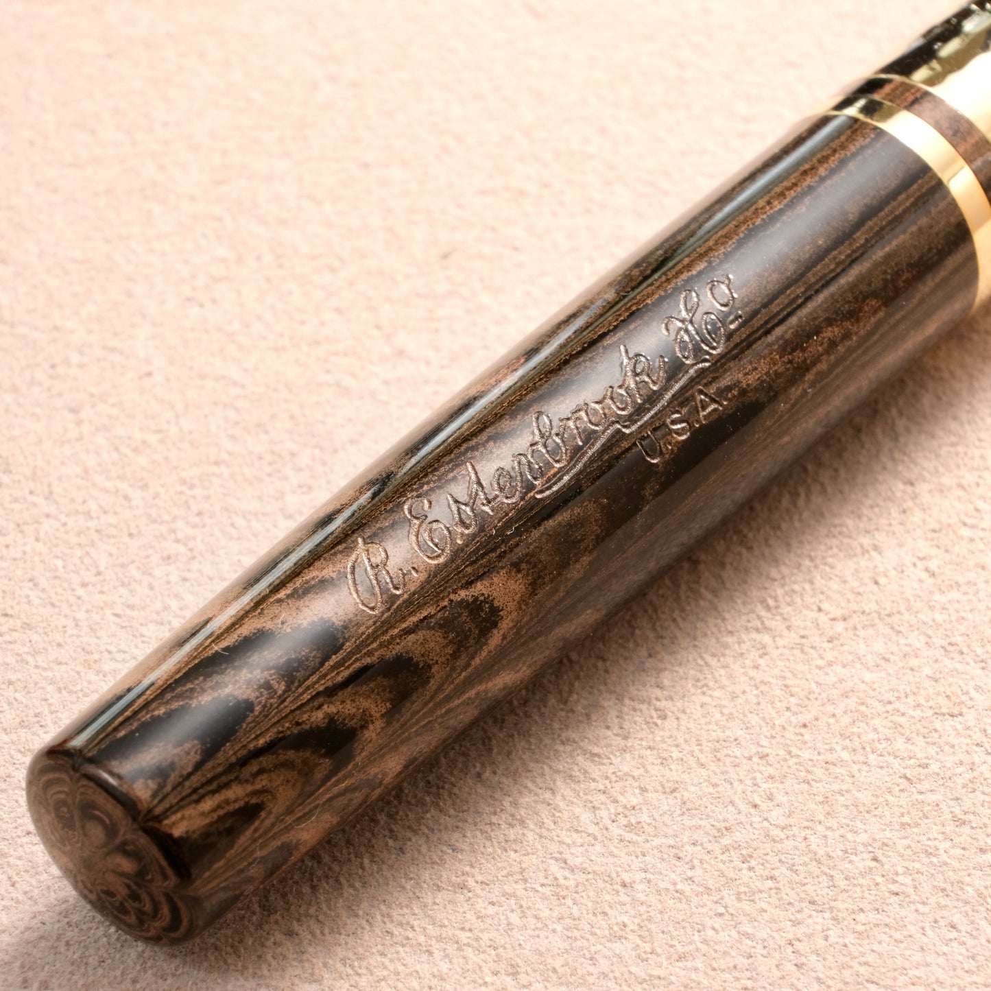 Esterbrook Model J Ebonite Fountain Pen - Antique Rose