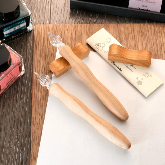 Kuretake Wood Glass Pen - Cherry Blossoms (櫻花木)
