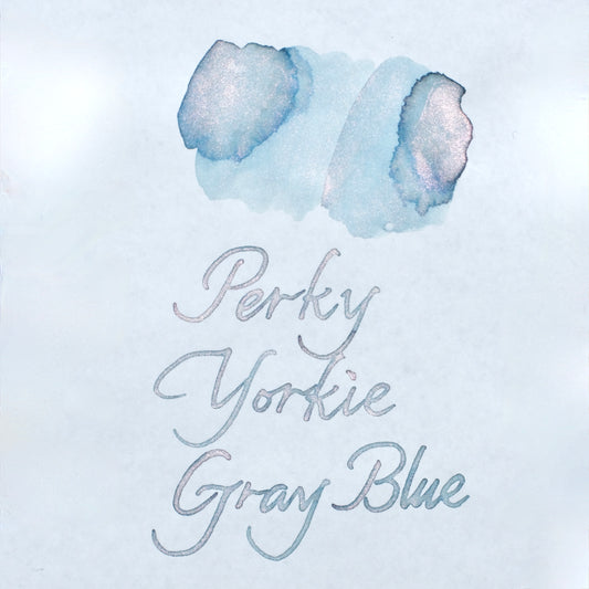 Pierre Cardin Colours of Dogasy Ink - Perky Yorkie Gray Blue