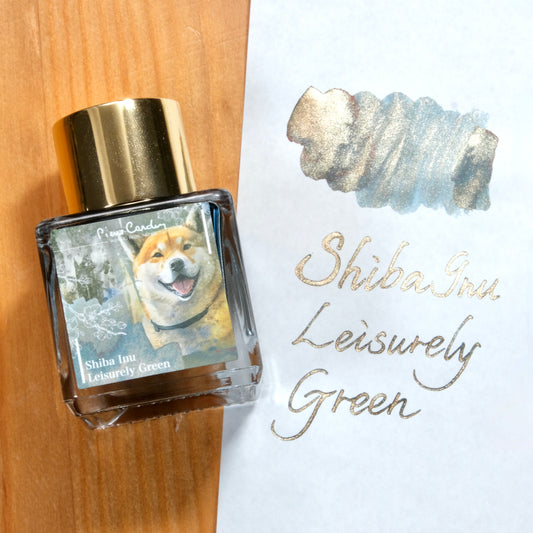 Pierre Cardin Colours of Dogasy Ink - Shiba Inu Leisurely Green