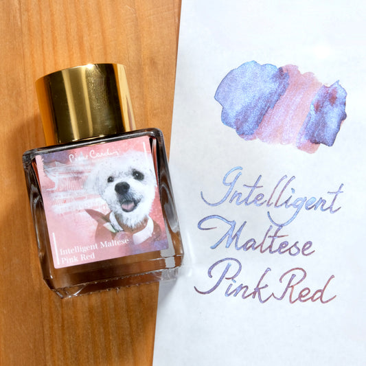 Pierre Cardin Colours of Dogasy Ink - Intelligent Maltese Pink Red