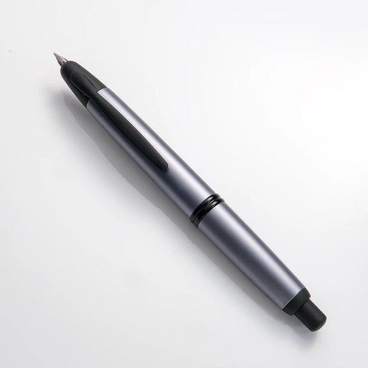 Pilot Capless Digital Tech Fountain Pen - Matte Silver